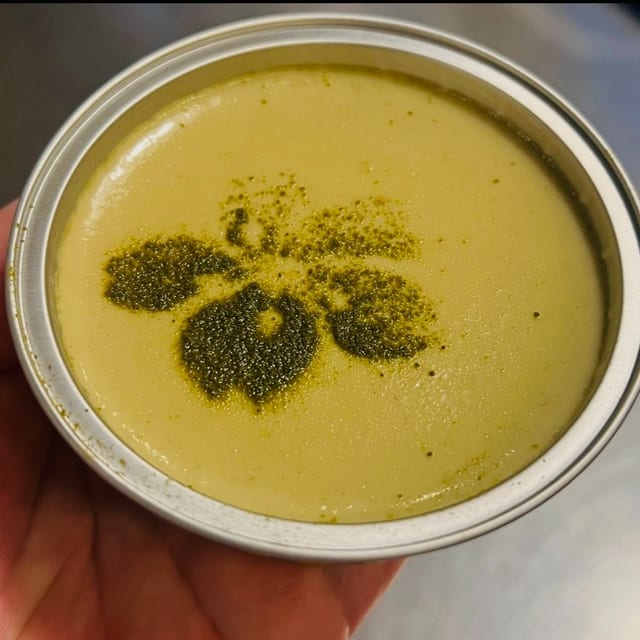 Matcha Flan (GF).