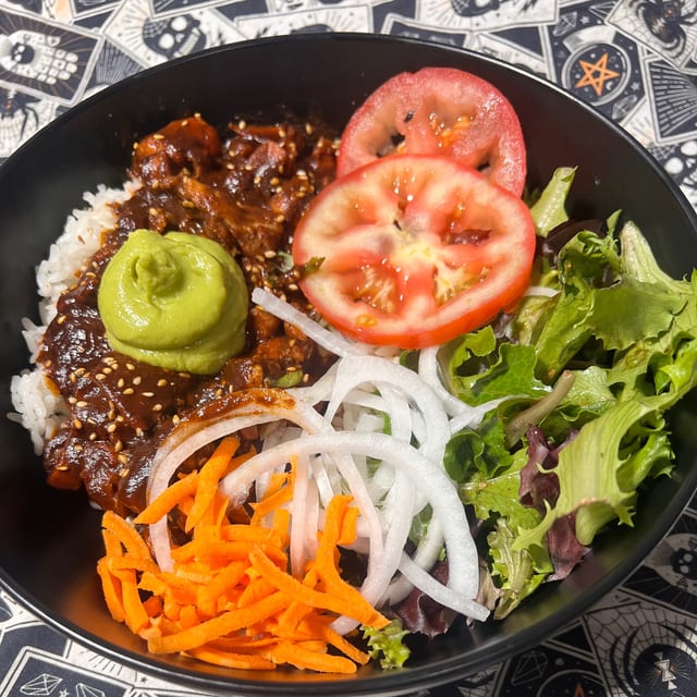 Sautéed mole bowl.