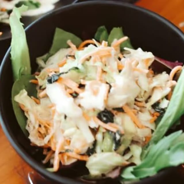 Wasabi slaw.